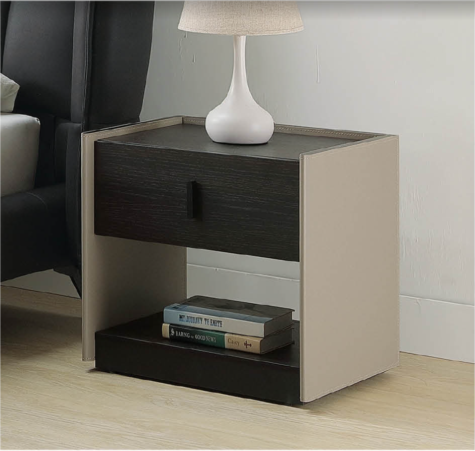 墨菲馬鞍皮床頭櫃(A1-01)